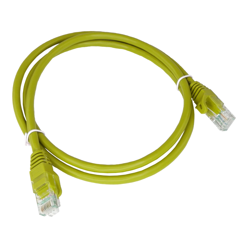 Patch-cord UTP kat.6A LSOH 5,0m żółty ALANTEC