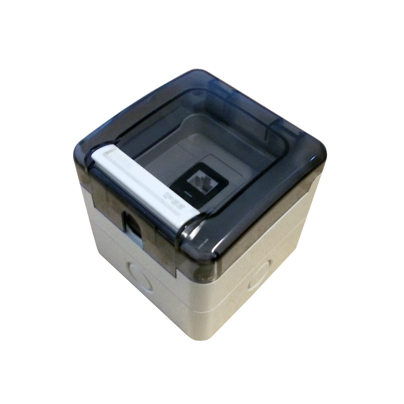 Gniazdo hermetyczne, szczelne 1x RJ45, IP66 natynkowe (niewyposażone) ALANTEC