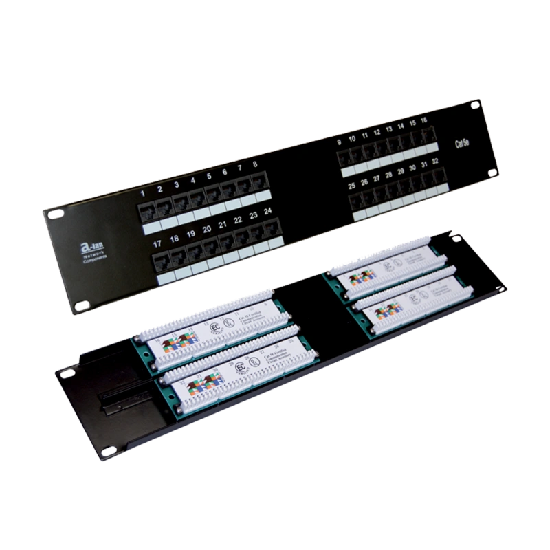 Patch panel UTP kat.5e 32 porty LSA 2U ALANTEC