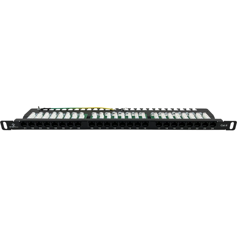 Patch panel OPTIMUM UTP kat.6 24 porty LSA 0.5U ALANTEC
