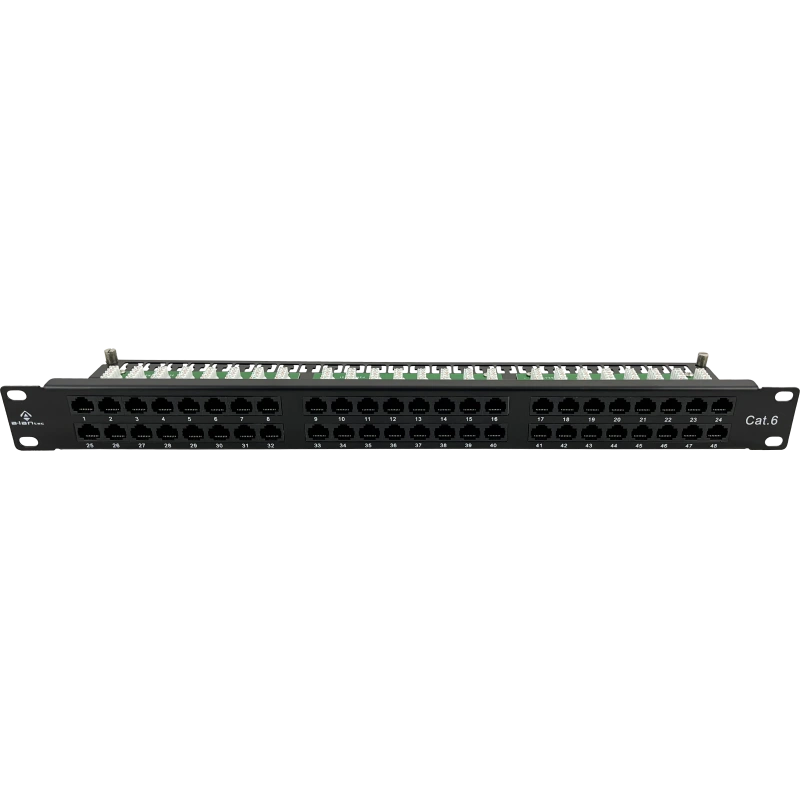 Patch panel OPTIMUM UTP kat.6 48 portów LSA 1U ALANTEC