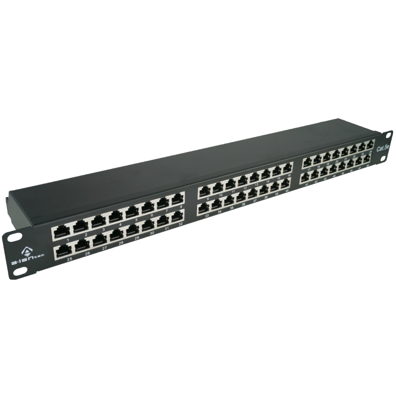 Patch panel STP kat.5e, 48 portów, IDC ALANTEC