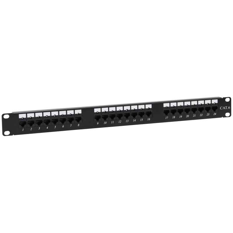Patch panel NAVI LED UTP kat.6 24 porty LSA 1U ALANTEC