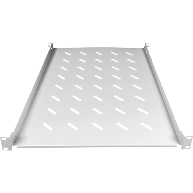 Półka stała 19" 1U głęb. 650mm, kolor szara, 4 punkty mocowania ALANTEC