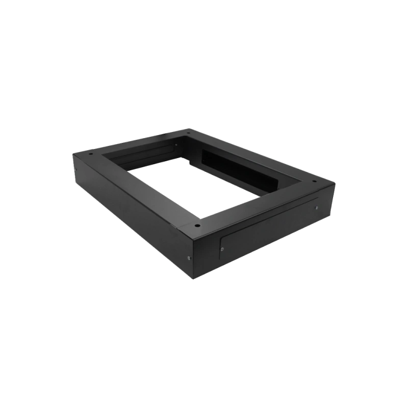Cokół do szaf stojących 19", szer. 600 x głęb. 800mm x wys. 100mm, kolor czarny Q-LANTEC