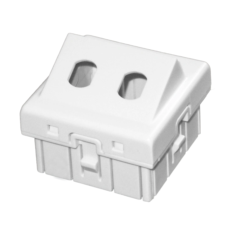 Adapter podwójny 2xST 45x45 kątowy ALANTEC