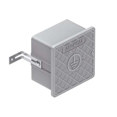 Skrzynka probiercza ścienna 150x150x100 szara regulowana głębokość osadzenia+ R /TW/ AN-60A/S/R G645520