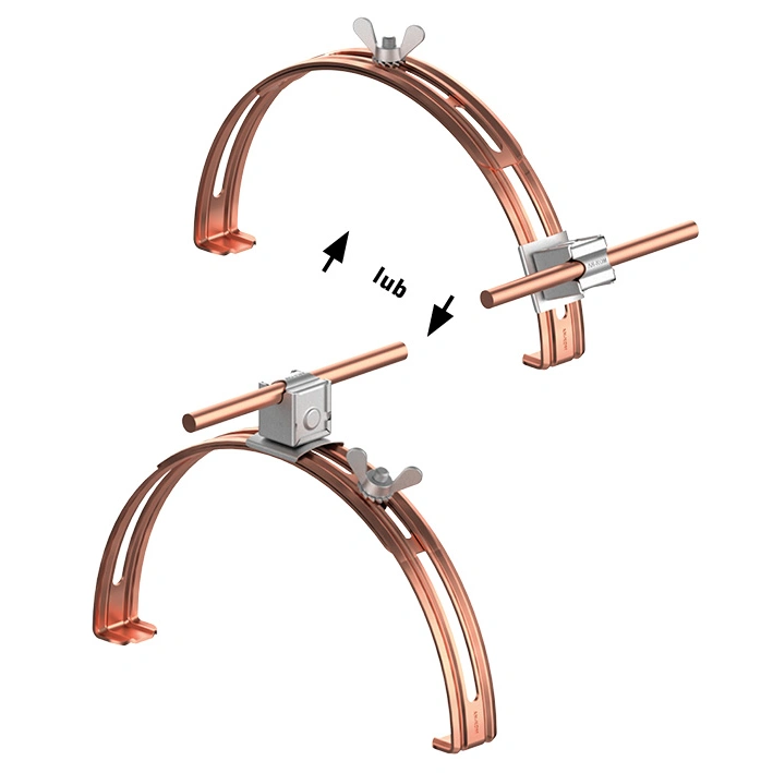 Uchwyt gąsiorowy rozsuwany EasyM /CU/ TYP AN-15EM/CU/-N