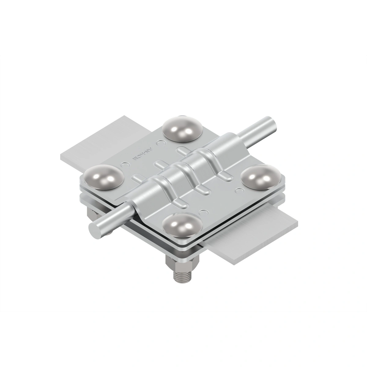 Złącze krzyżowe 4-śrubowe M8 3-płytkowe B=30mm (stop aluminium) AN-05/ALS/