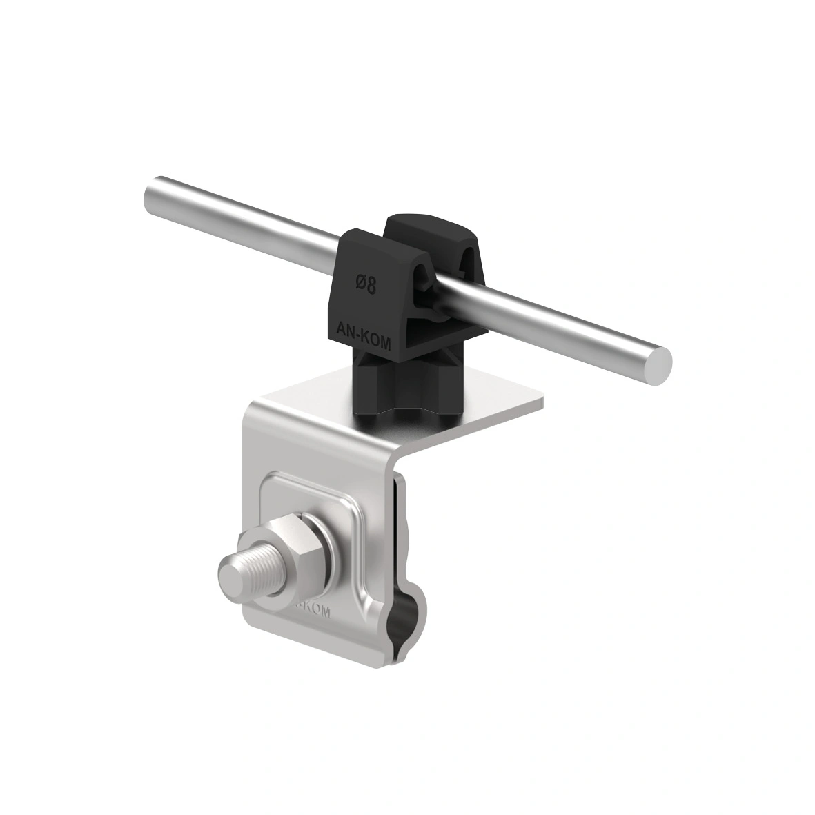 Uchw.na felc uniwersal.Z-zatrz.H=3,5cm/OH/ czarny TYP AN-06HN/OH/C