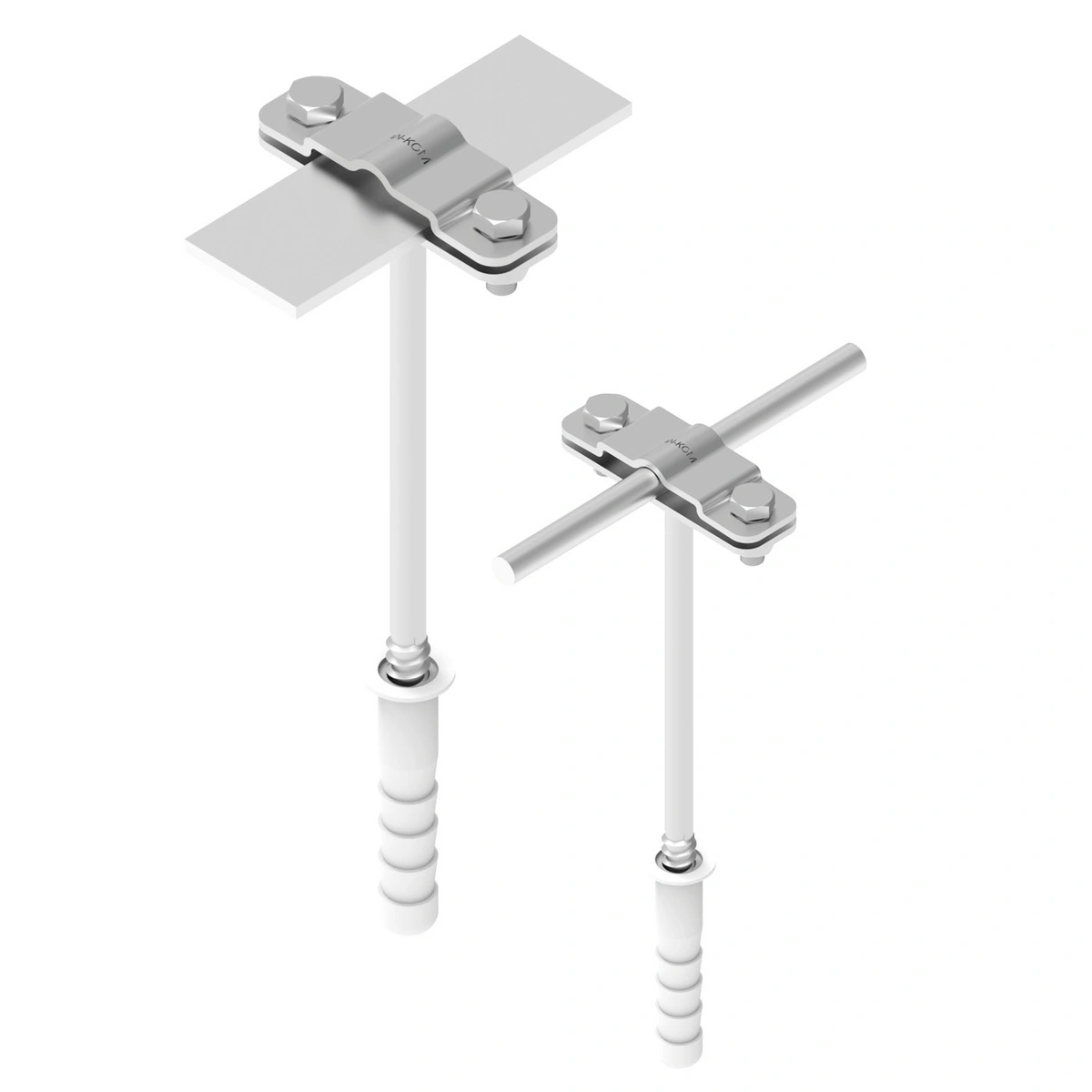 Uchwyt na bed.wkręc. L=210mm B-30mm Z-Śr. M12 /OH/ TYP AN-43A/OH/
