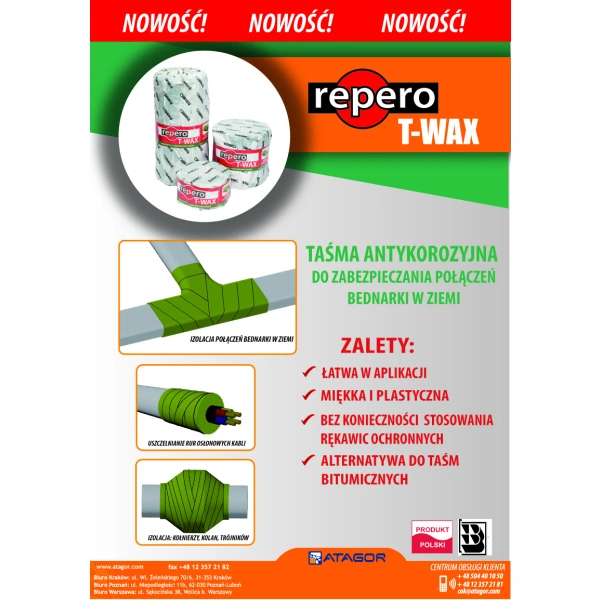 Taśma antykorozyjna T-WAX PREMIUM 50mmx3m