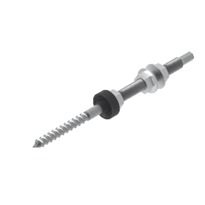 Śruba z gwintem podwójnym SWDM10x250E (1.4301)