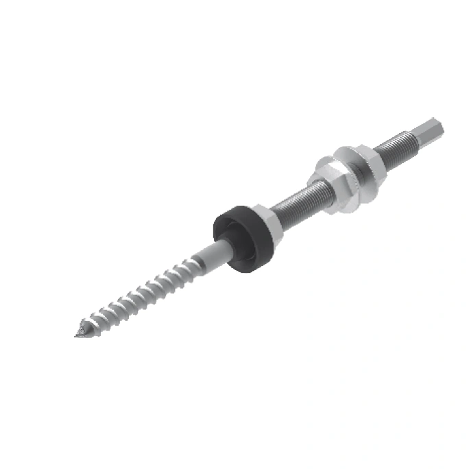 Śruba z gwintem podwójnym SWDM10x250E (1.4301)