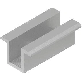 Pośredni uchwyt panelu PUFL (RAL2/9005) [paleta 7200szt.]