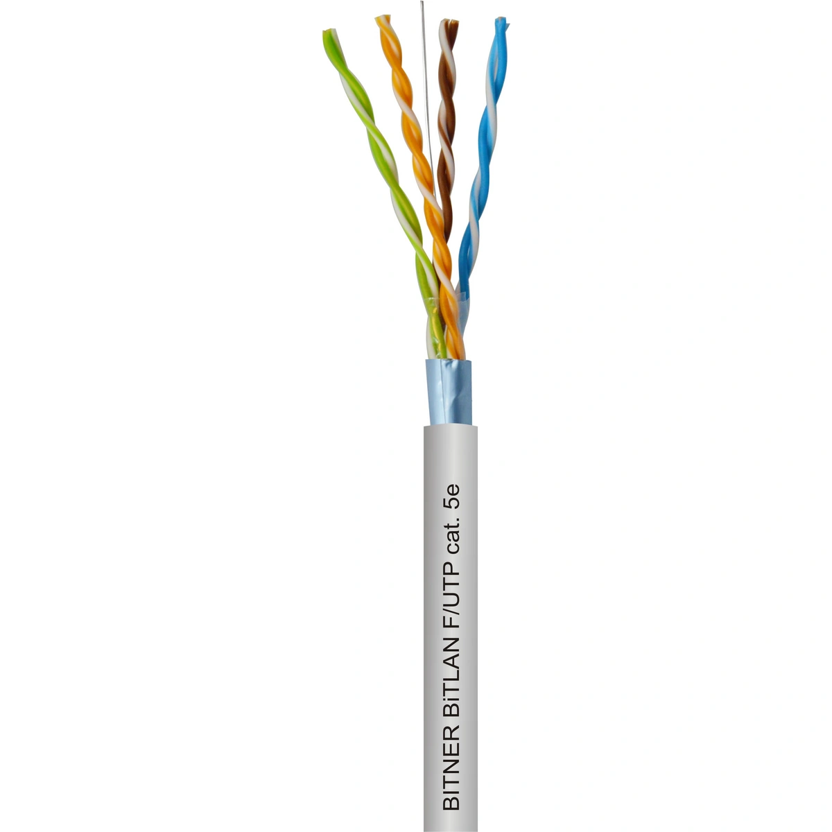 FTP kat.5e drut 4x2x0,5 kat.5e (BiTLAN FTP 4x2x24AWG)
