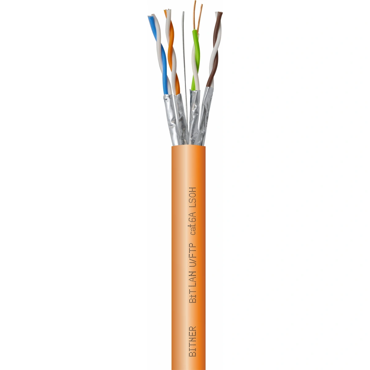 BiTLAN U/FTP 4x2x23 AWG kat. 6A 500MHz LSOH Bezhalogenowy kabel do sieci teleinformatycznych