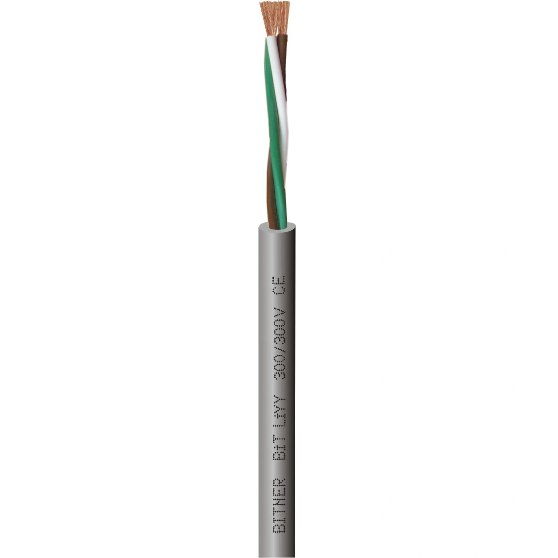BiT LiYY 300/300V 5x0,75 Kabel sterowniczy giętki, żyły kolorowe, izolacja i powłoka PVC, do zastosowań wnętrzowych