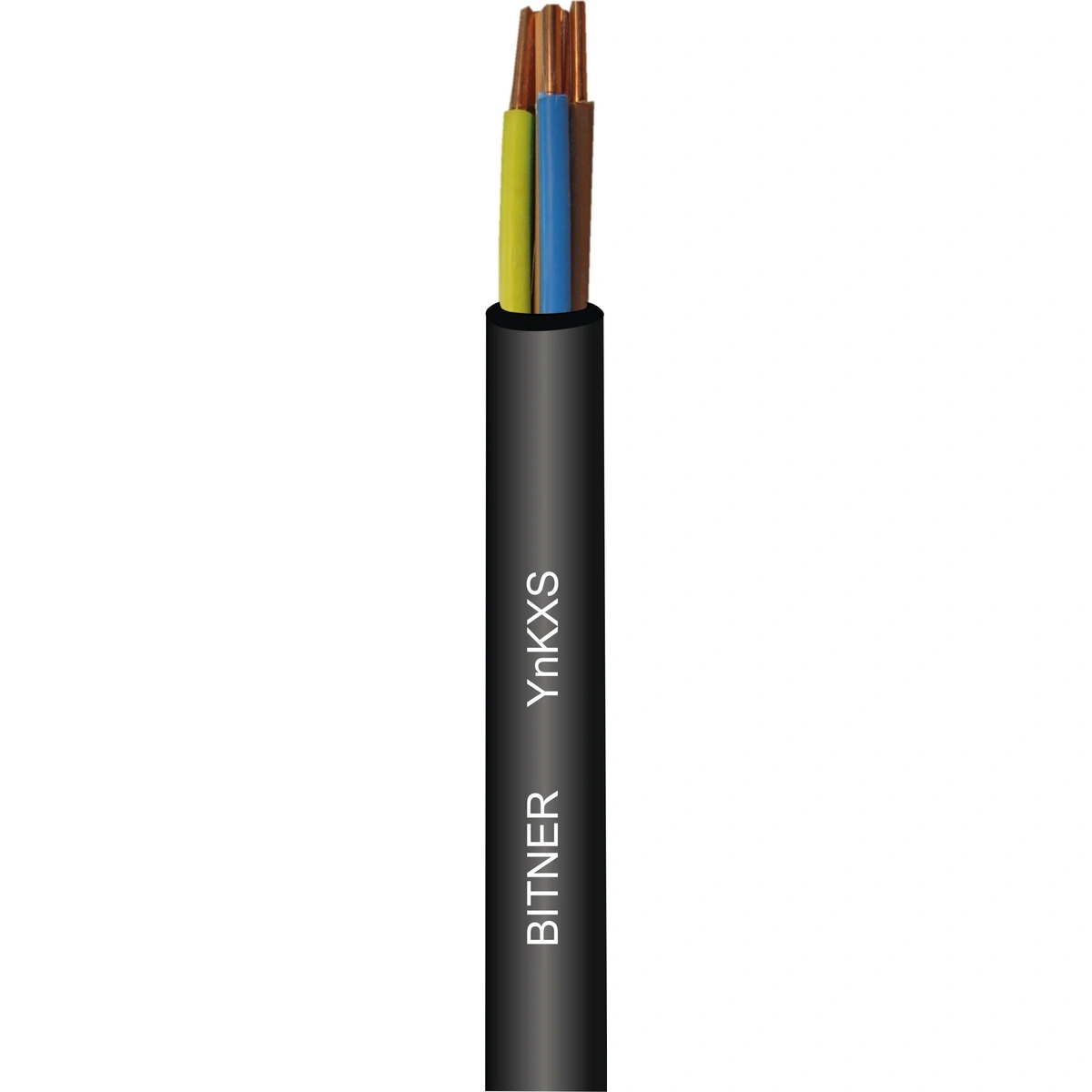 YnKXSżo 0,6/1kV 5x6,0 RE Elektroenergetyczny kabel o izolacji XLPE i uniepalnionej powłoce PVC
