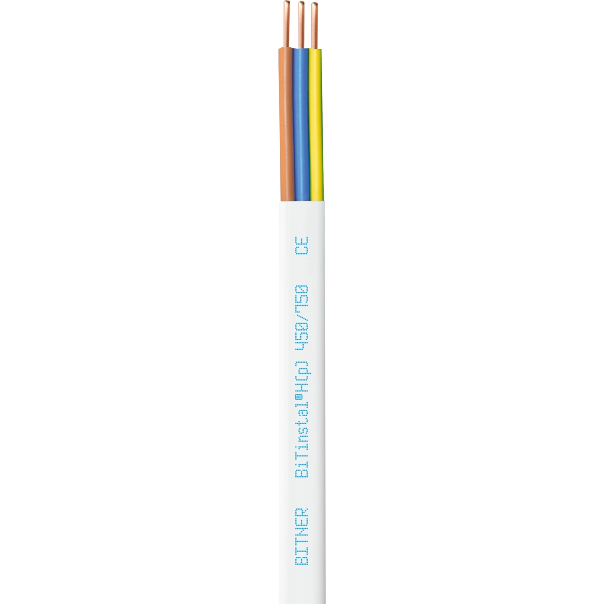 BiTinstal H(p) 450/750V 4G1,5 Bezhalogenowy kabel instalacyjny płaski, do zastosowań wnętrzowych