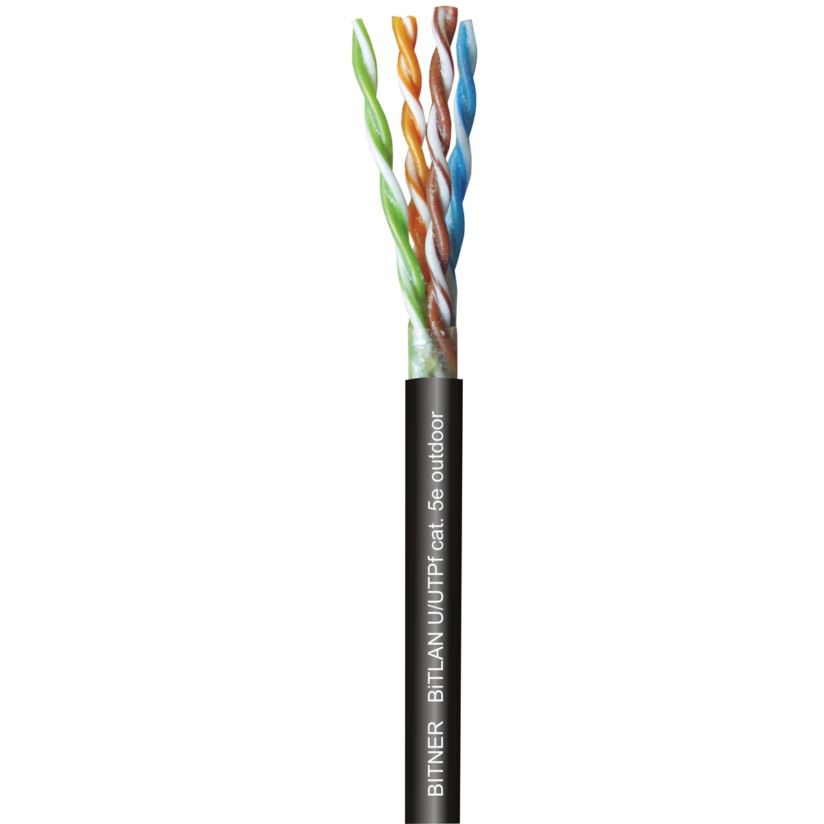 UTPw BiTLAN U/UTPf 4X2X24AWG (0,5) kat. 5e OUTDOOR ziemny żelowany 200MHz