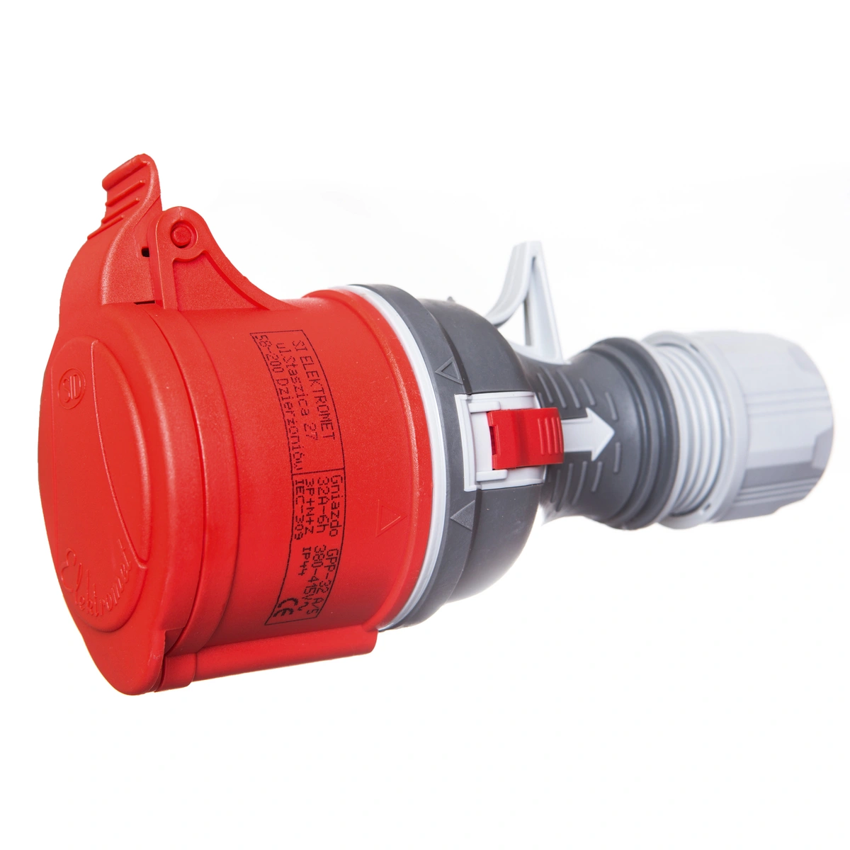 gniazdo przenośne proste GPP 32/5 gniazdo 32A/400V 3P+N+Z
