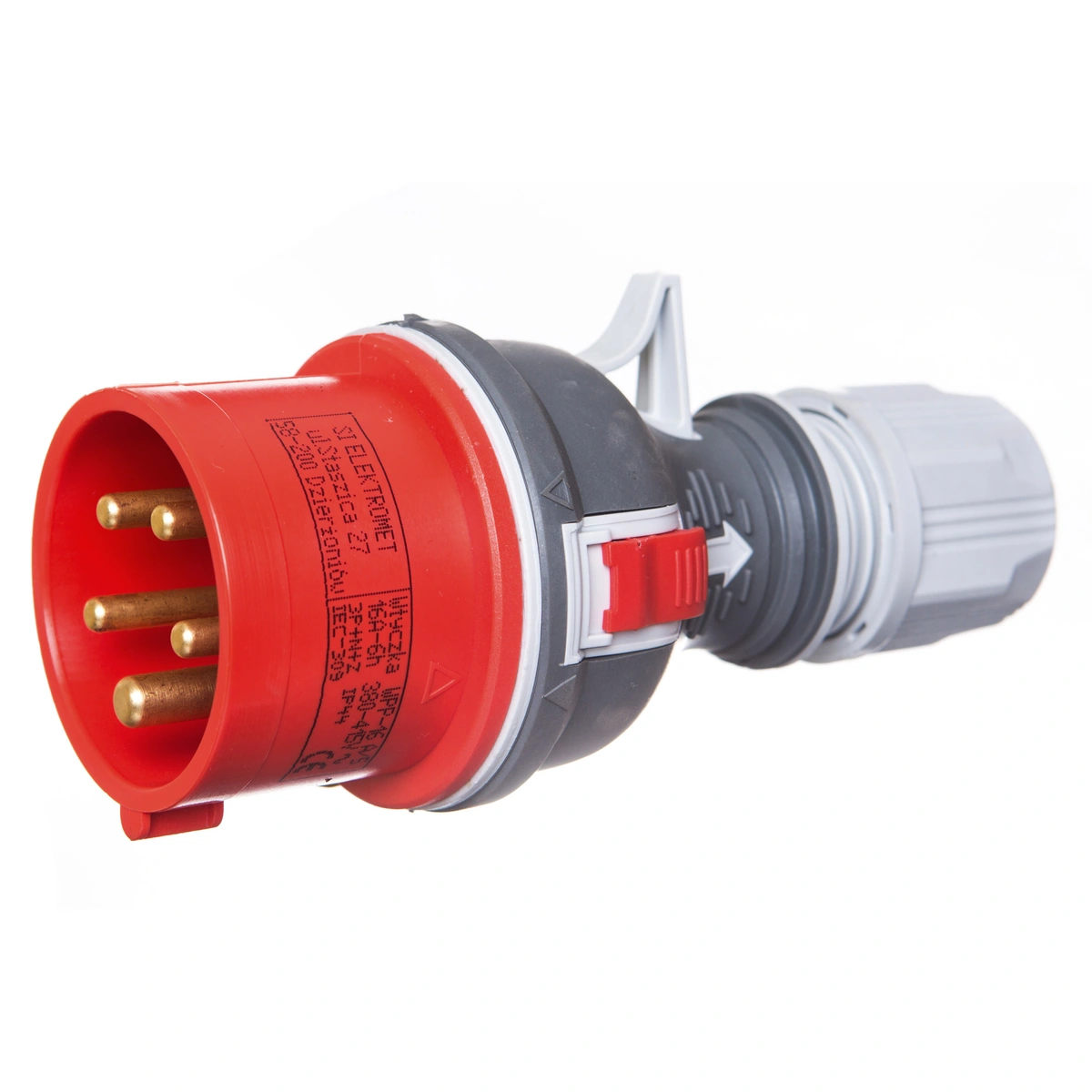 wtyczka przenośna prosta WPP 16/5 wtyczka 16A/400V 3P+N+Z