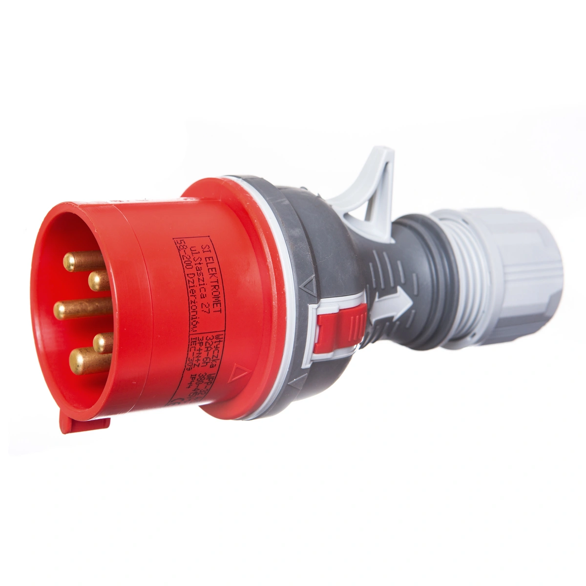 wtyczka przenośna prosta WPP 32/5 wtyczka 32A/400V 3P+N+Z
