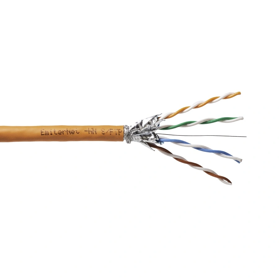 Kabel Emiter Net SFTP (SFTP) kat 7 1000MHz, drut 4 x2 x 23AWG, LSZH-FR