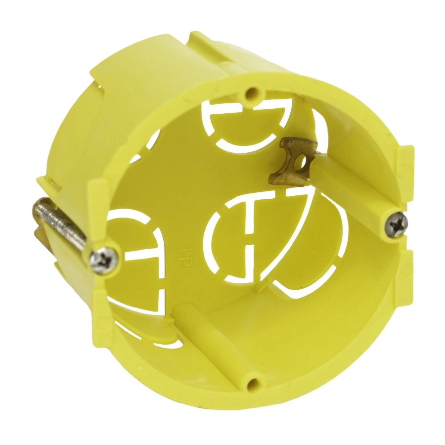 Puszka gipsowa izolacyjna końcowa do ścian gipsowych 2-mod.