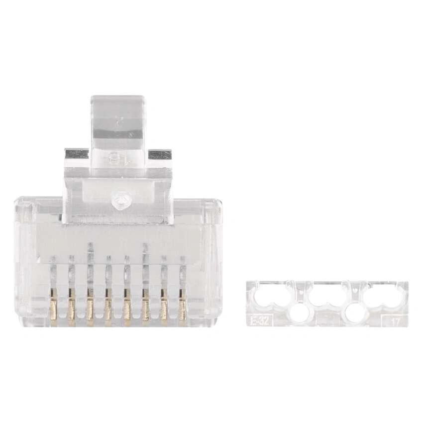 Wtyk modularny 8P8C RJ45 FTP ekranowany kat. 6A (drut) [20]