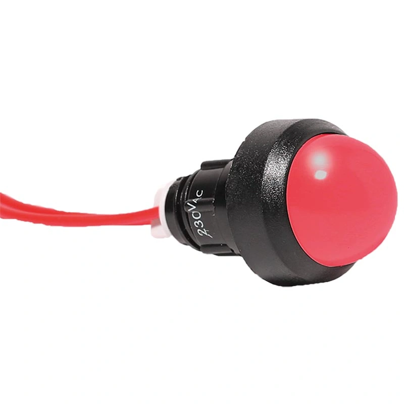 LS LED 20 R 230AC Lampka sygnalizacyjna LED D=20mm czerwona 230V AC