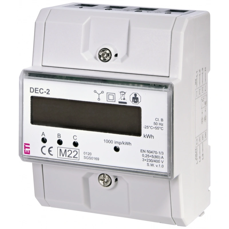 Licznik energii 3-faz max 63A DEC-2