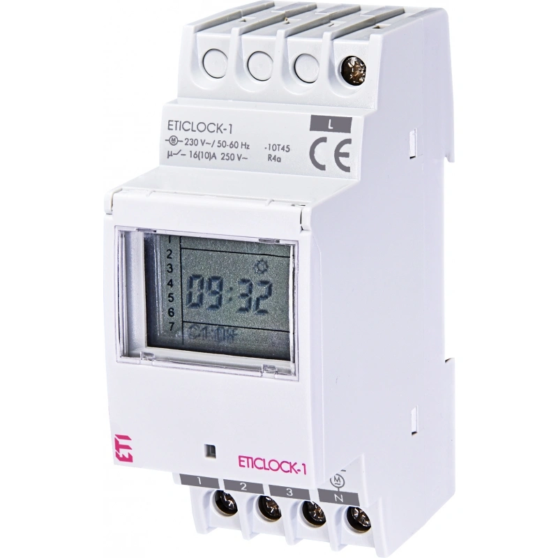 ETICLOCK-1 Cyfrowy programator czasowy jednokanałowy