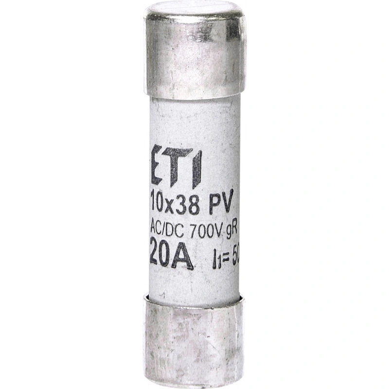 CH10x38 gR 20A/700V AC/DC Wkładka topikowa cylindryczna PV gR 700V