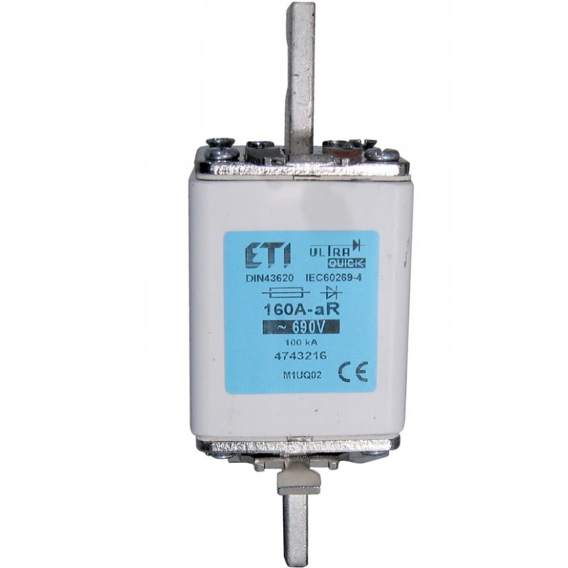 NH1 UQ02 aR 160A/690V Wkładka topikowa NH - ultraszybka