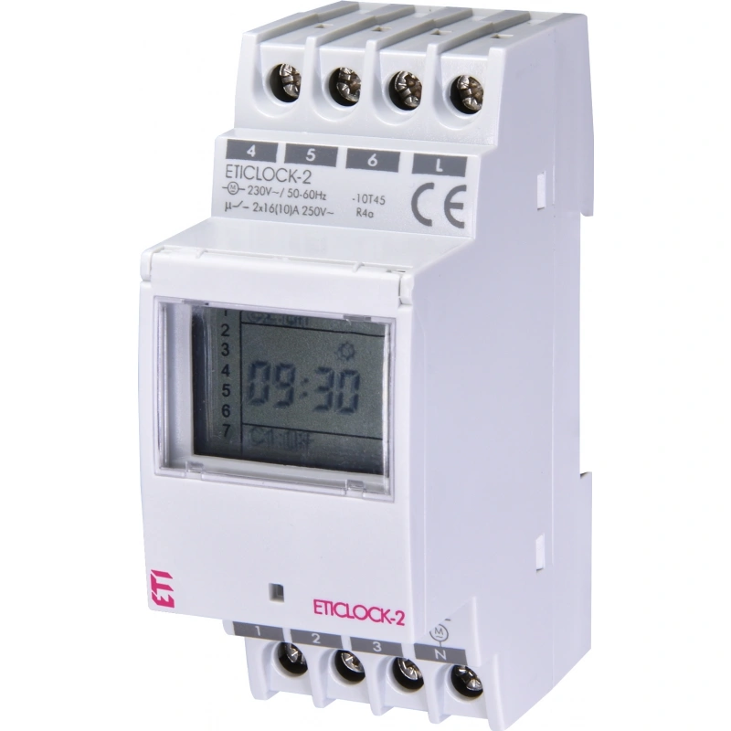 ETICLOCK-2 Cyfrowy programator czasowy dwukanałowy