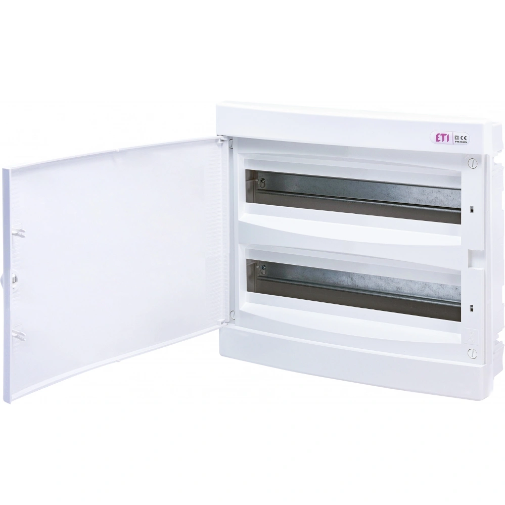 ECM 2x18PO-s Obudowa podtynkowa 2 rzędy po 18 mod. drzwi białe