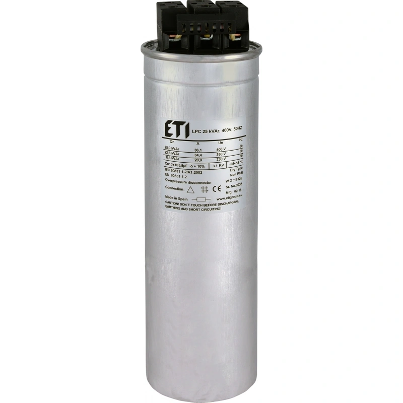 LPC 25 kVAr, 400V, 50Hz Kondensator