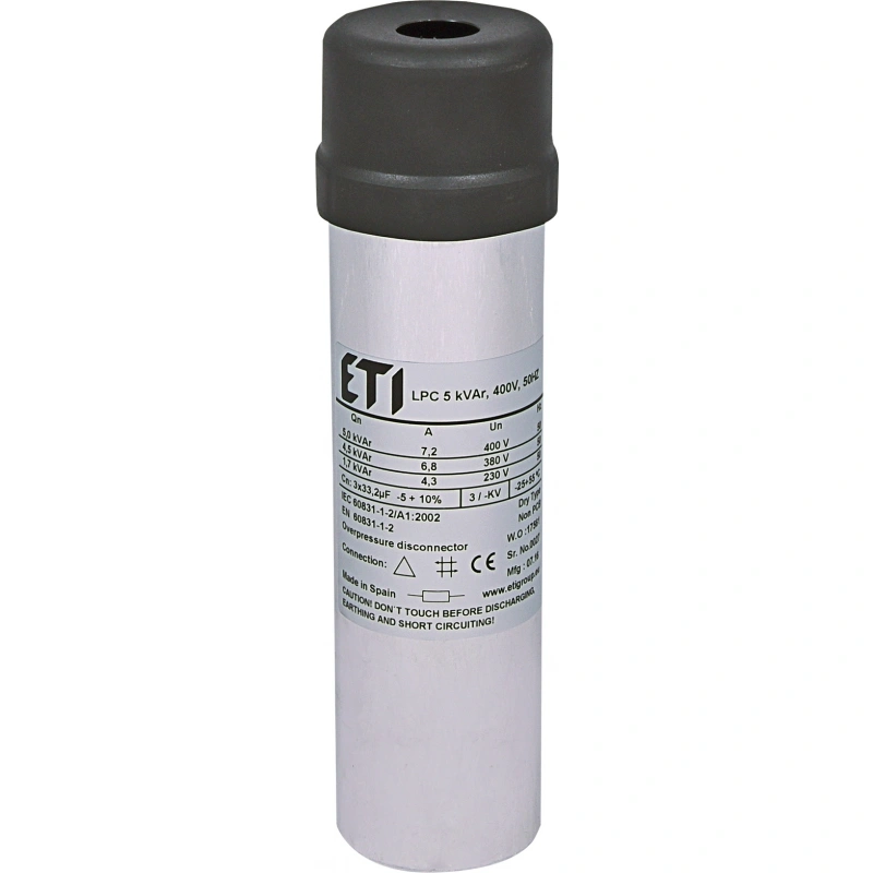 LPC 5 kVAr, 400V, 50Hz Kondensator