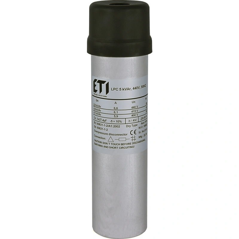 LPC 5 kVAr, 440V, 50Hz Kondensator
