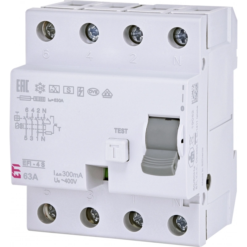 EFI-4 A S 63/0,3 wyłącznik różnicowoprądowy - selektywny
