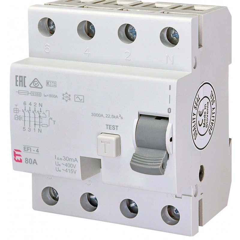 EFI-4 AC 80/0,03 wyłącznik różnicowoprądowy