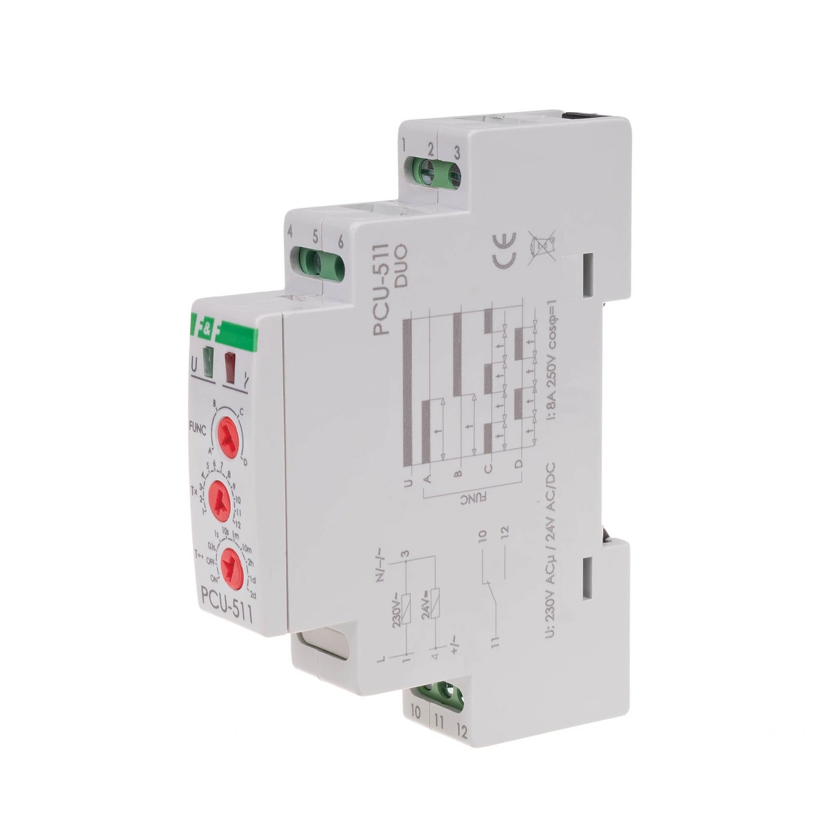 Przekaźnik czasowy 230V AC / 24V AC/DC