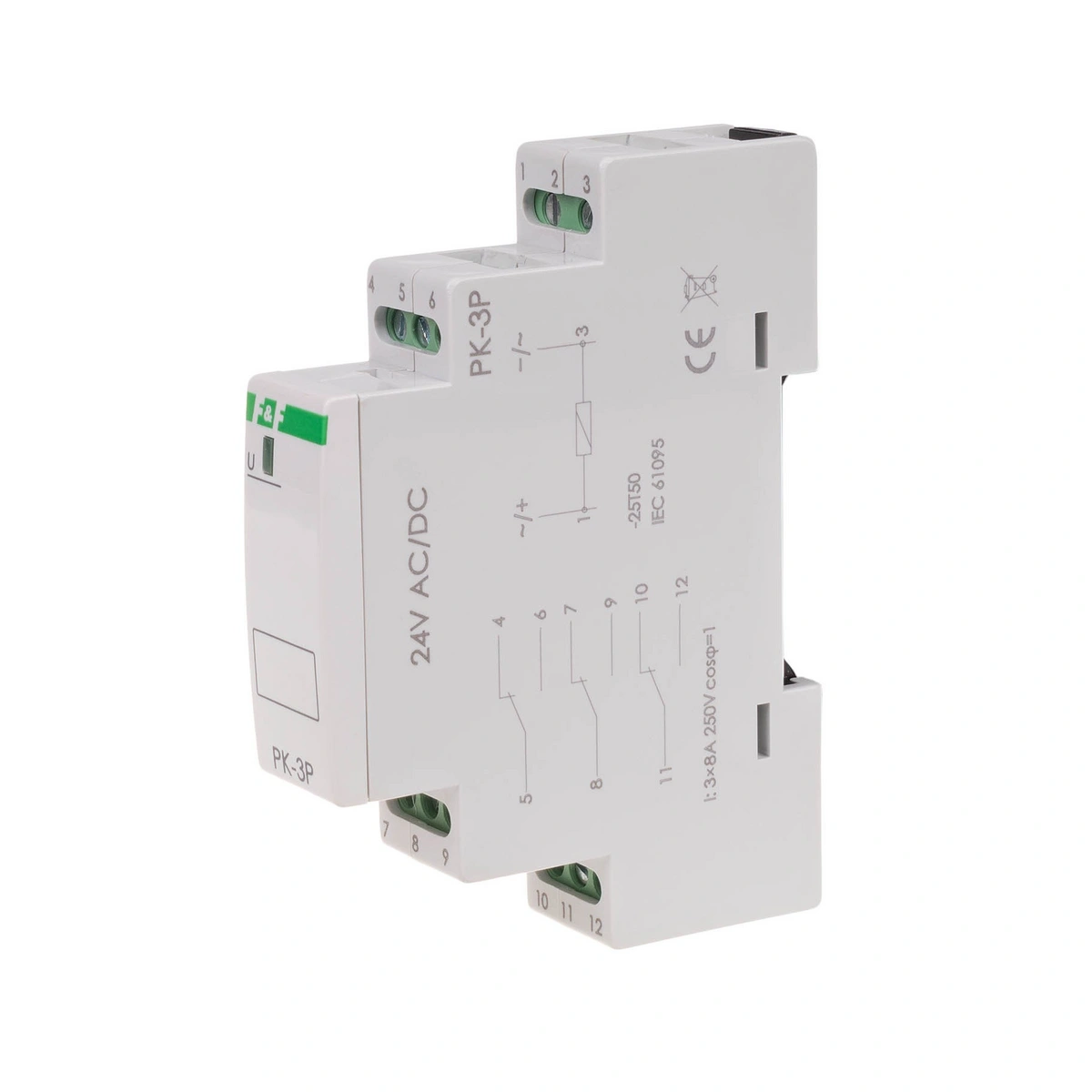 Przekaźnik elektromagnetyczny PK-3P-24V