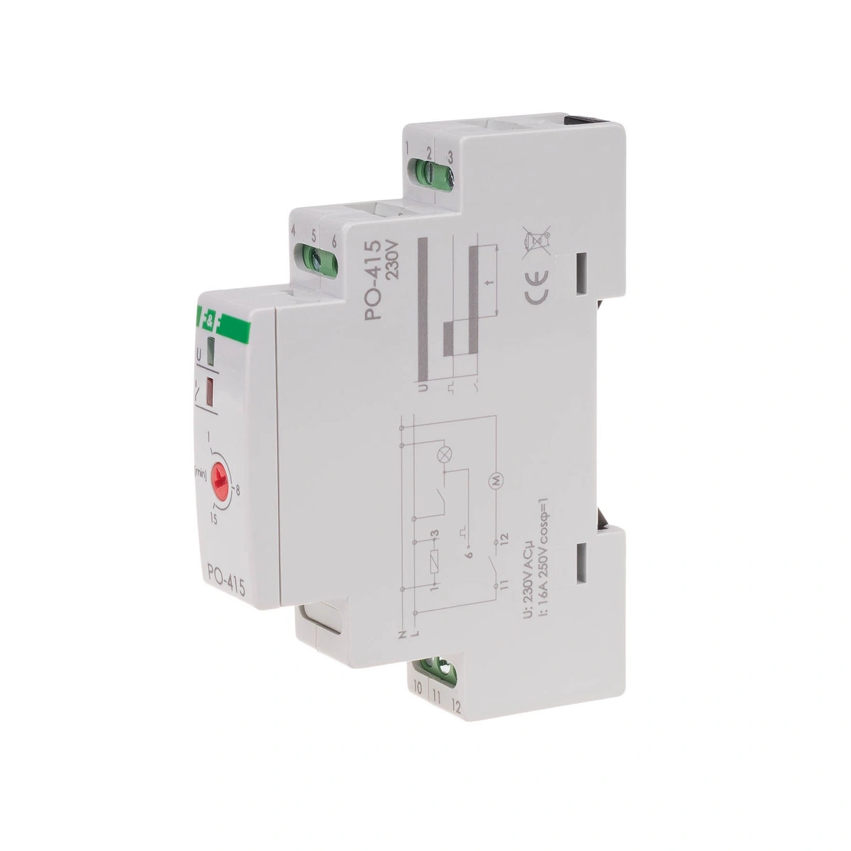 Przekaźnik czasowy PO-415 z opóźn.230V