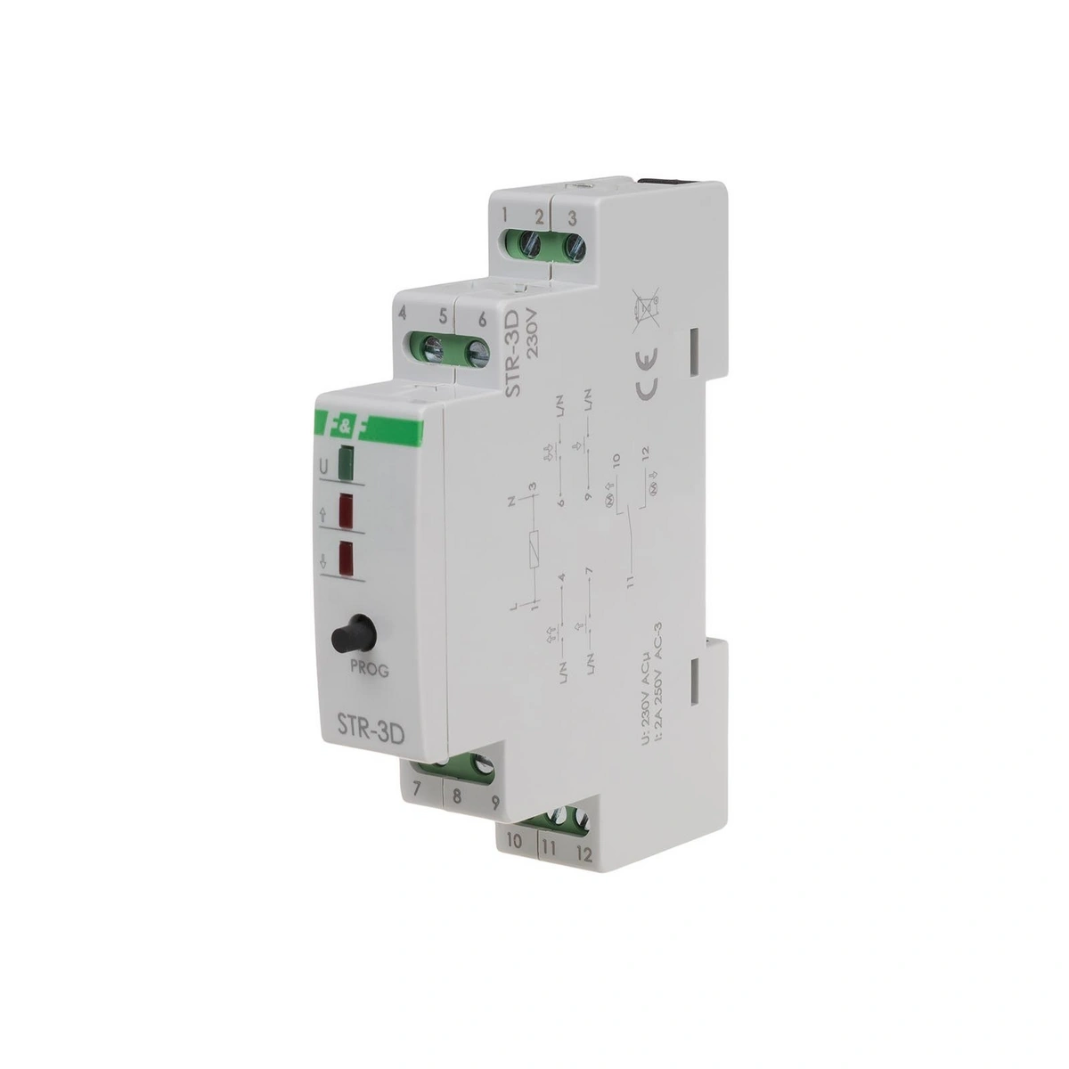 Sterownik rolet do silników AC 100-265V AC 1 moduł STR-3D