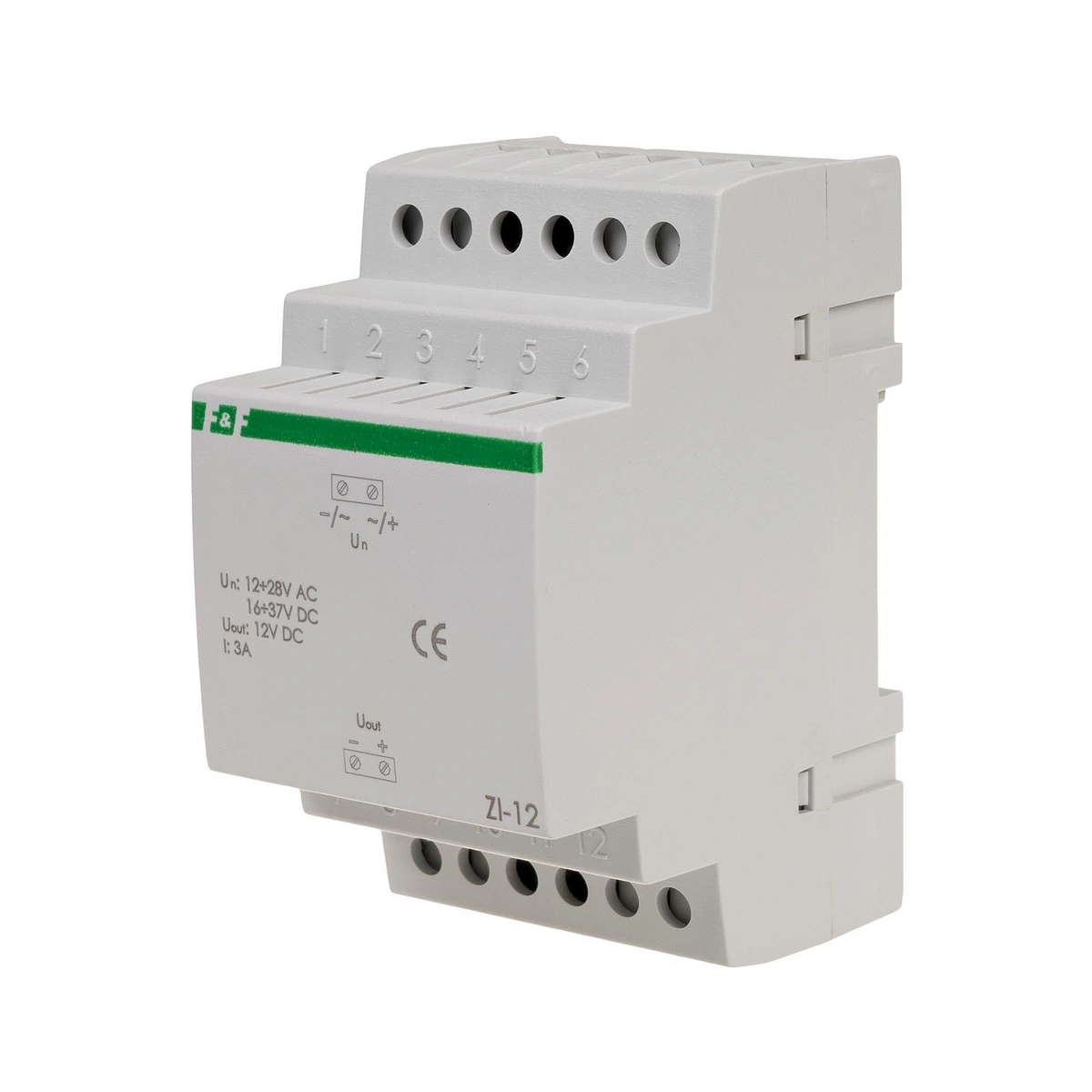 Stabilizator impulsowy 12V DC ZI-12 12÷28V AC / 16÷37V DC 3A 3A