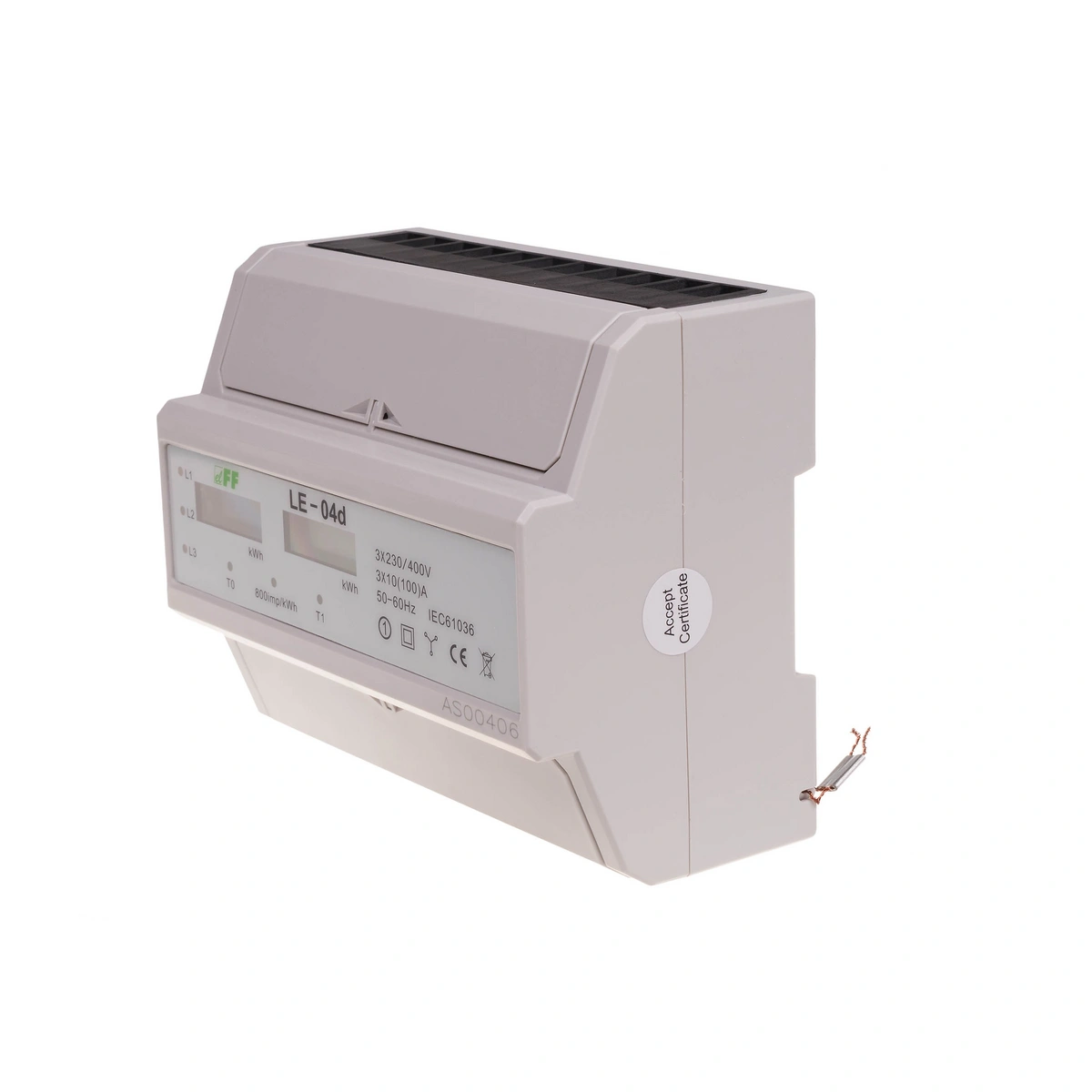 Licznik energii elektr. dwutaryfowy LCD LE-04d