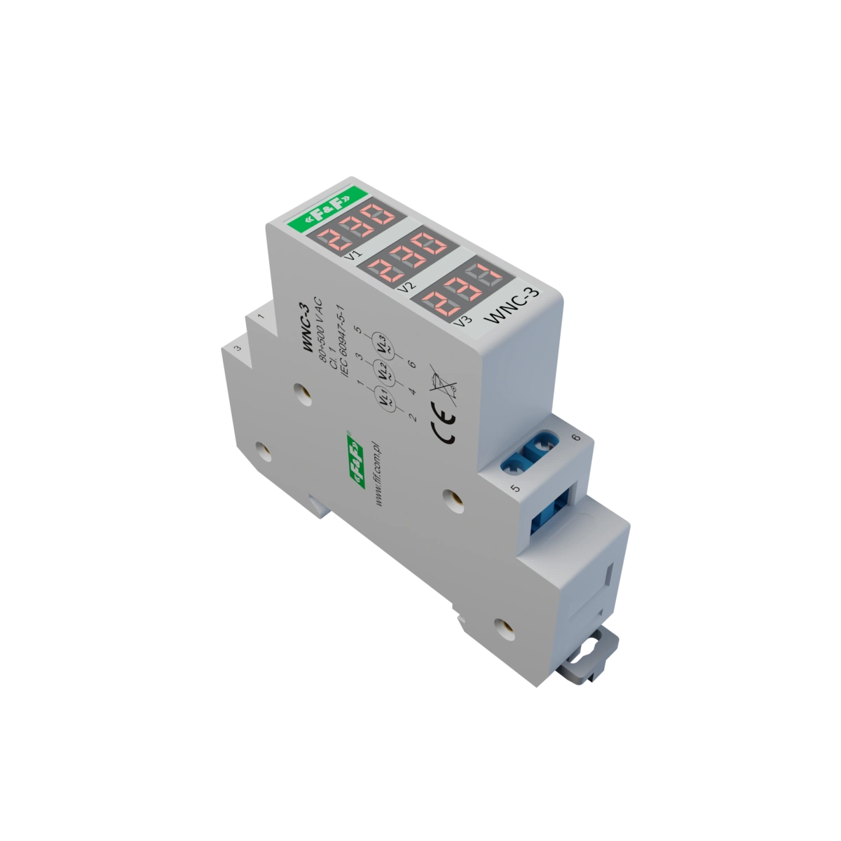 Modułowy wskaźnik napięcia - 3 fazowy LCD